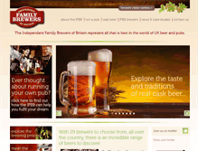 Tablet Screenshot of familybrewers.co.uk